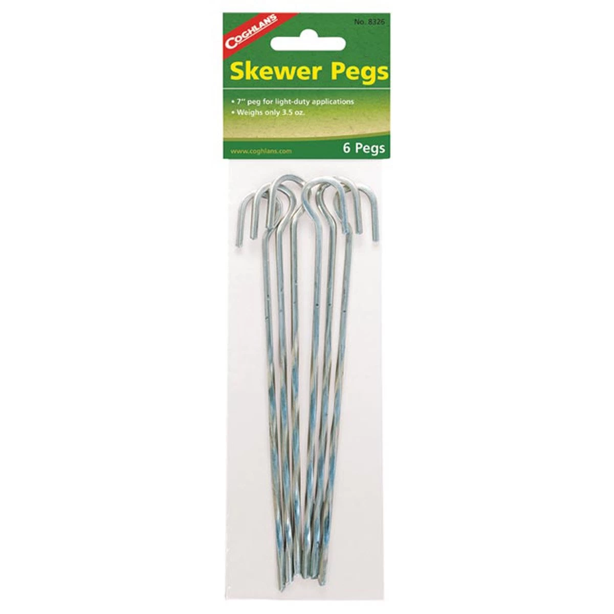 Coghlan's Steel Skewer Tent Peg 7" - 6 Pack