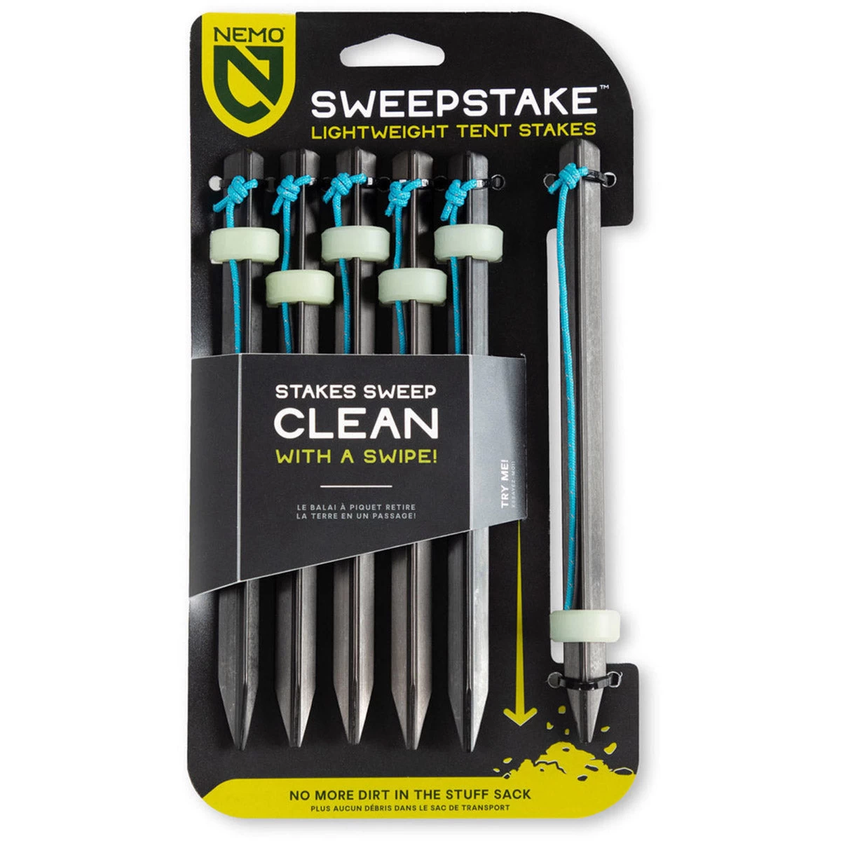 Nemo Sweepstake Lightweight Tent Stakes 6-Pack
